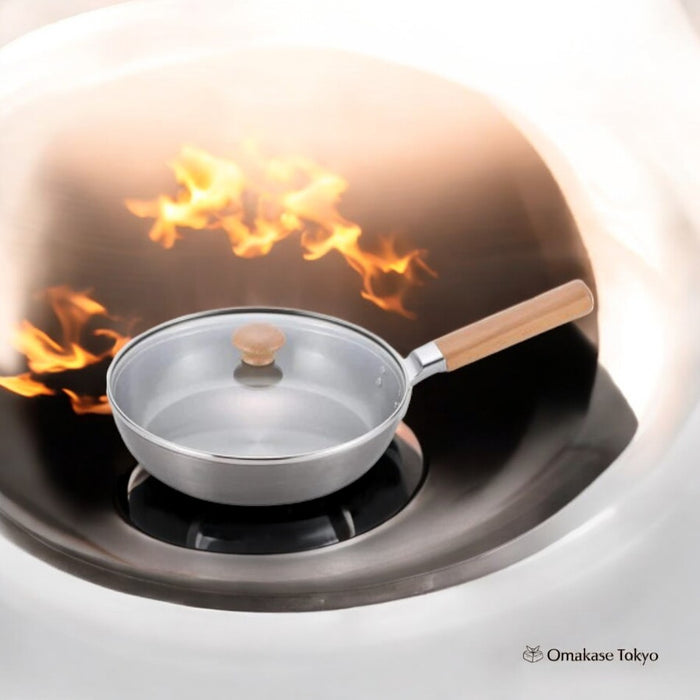 Chitose Induction Deep Iron Frying Pan - 28cm