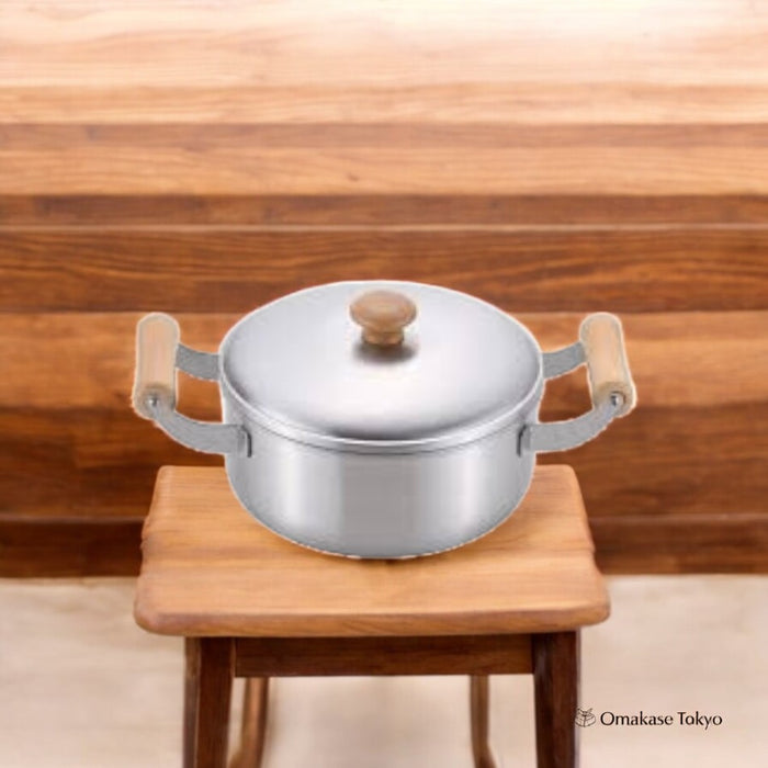 Chitose Two-Handled Soup Pot with Lid - 2.8L