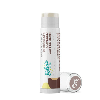 Eclair Lips chocolate covered coffee bean lip balm