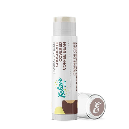 Eclair Lips chocolate covered coffee bean lip balm