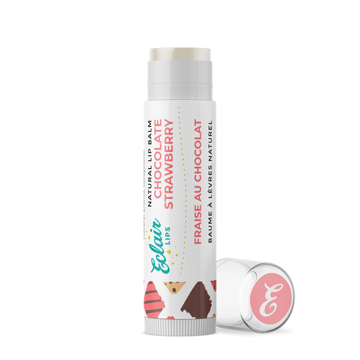Eclair Lips Chocolate Strawberry lip balm
