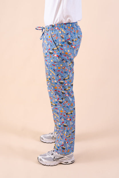 Chrissy Day – Unisex Printed Scrub Pants