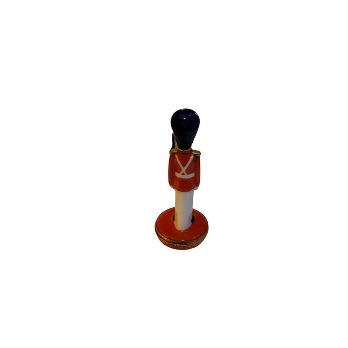 Toy Soldier Christmas Artoria Porcelain Limoges xmas theme christmas nutcracker toy soldier French Trinket Box