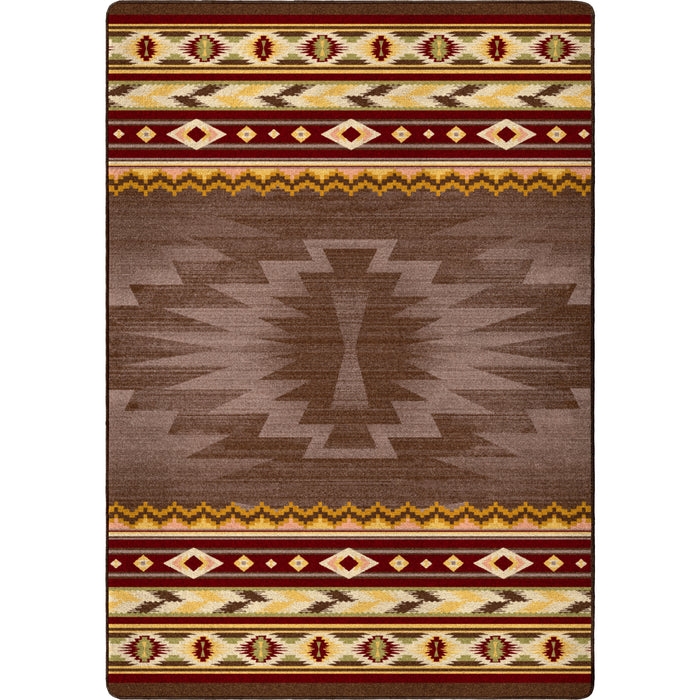 Image of an area rug, Cinnabar - Star