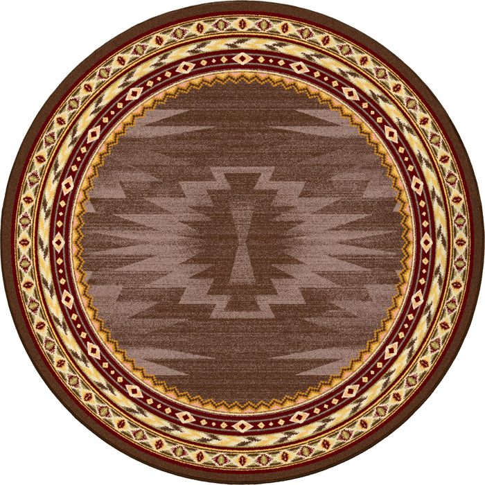 Image of an area rug, Cinnabar - Star