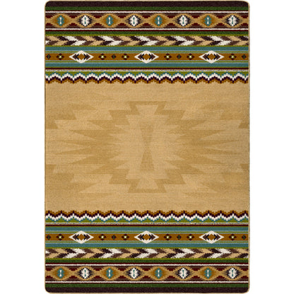 Image of an area rug, Cinnabar - Tan