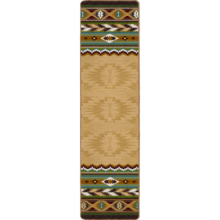 Image of an area rug, Cinnabar - Tan