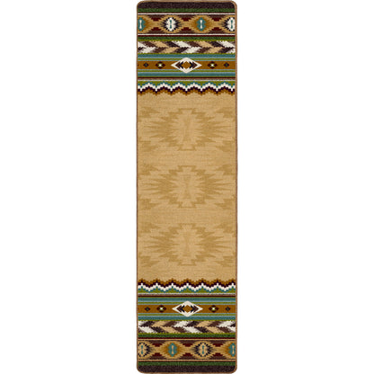 Image of an area rug, Cinnabar - Tan
