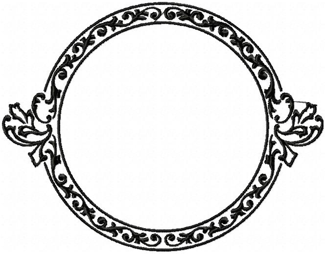 CIRCLE FILIGREE FRAME