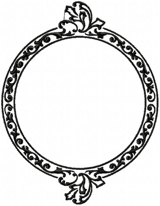CIRCLE FILIGREE FRAME