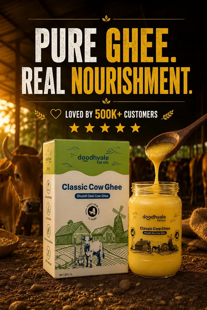 Classic Cow Bilona Ghee - (900 ML)