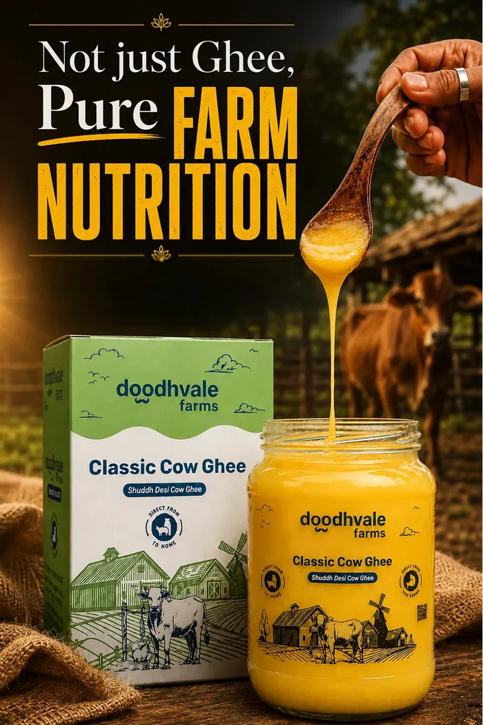 Classic Cow Bilona Ghee - (900 ML)