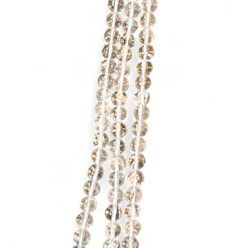 Clear Quartz 6mm crystal bead strand