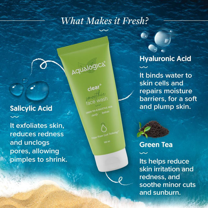 Clear+ Smoothie Face Wash 100 ml