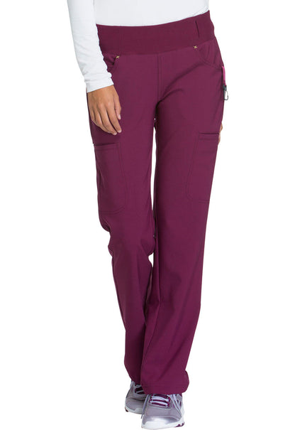 Clearance Cherokee iFlex Mid Rise Straight Leg Pull-On Scrub Pants