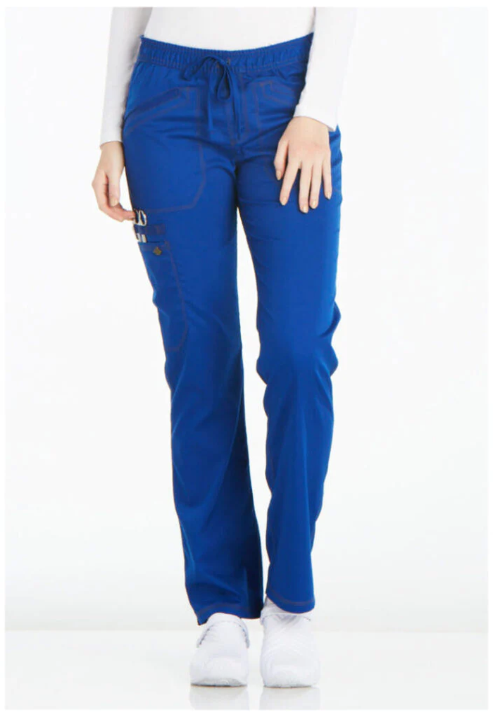 Clearance Dickies Essence Mid Rise Straight Leg Drawstring Scrub Pants