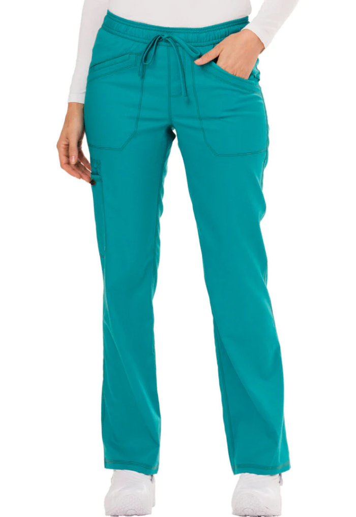 Clearance Dickies Essence Mid Rise Straight Leg Drawstring Scrub Pants