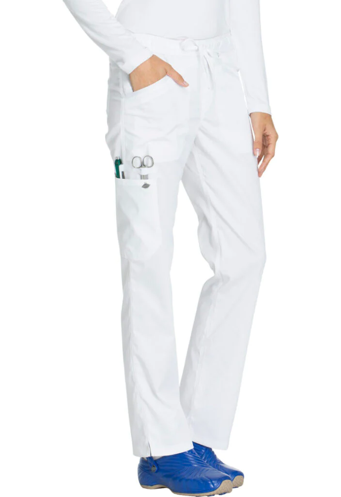Clearance Dickies Essence Mid Rise Straight Leg Drawstring Scrub Pants