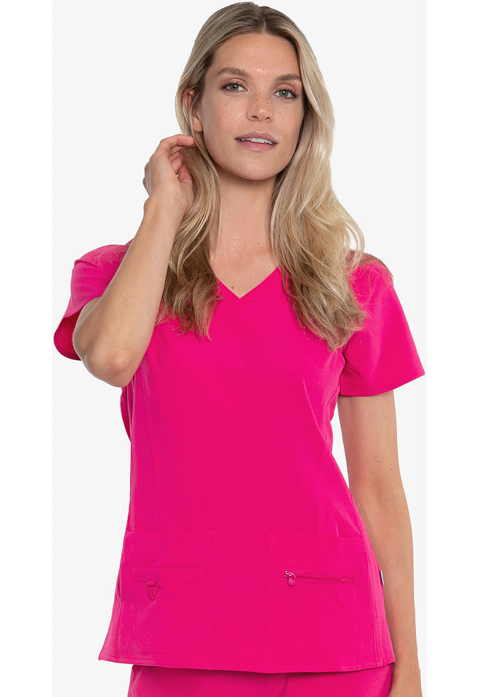 Clearance Med Couture Activate Refined Scrub Top