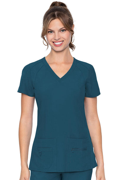 Clearance Med Couture Activate Refined Scrub Top
