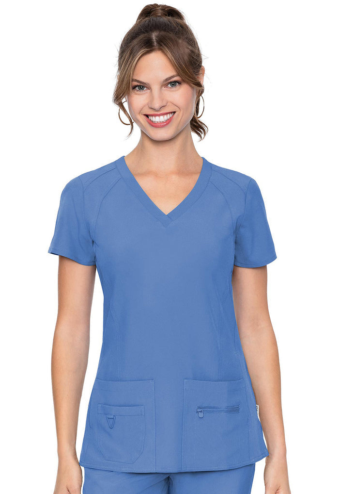 Clearance Med Couture Activate Refined Scrub Top