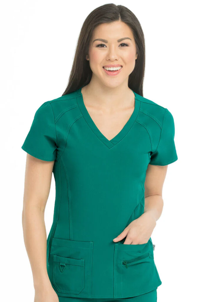 Clearance Med Couture Activate Refined Scrub Top
