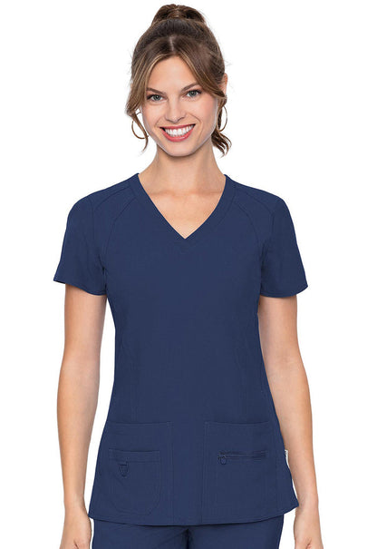 Clearance Med Couture Activate Refined Scrub Top