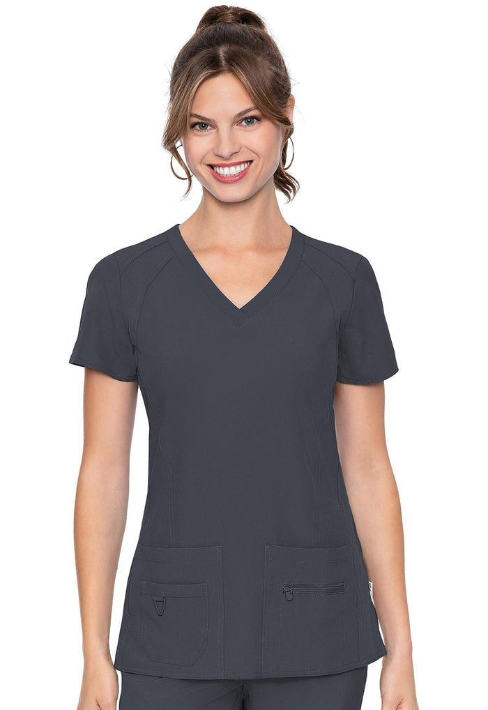 Clearance Med Couture Activate Refined Scrub Top