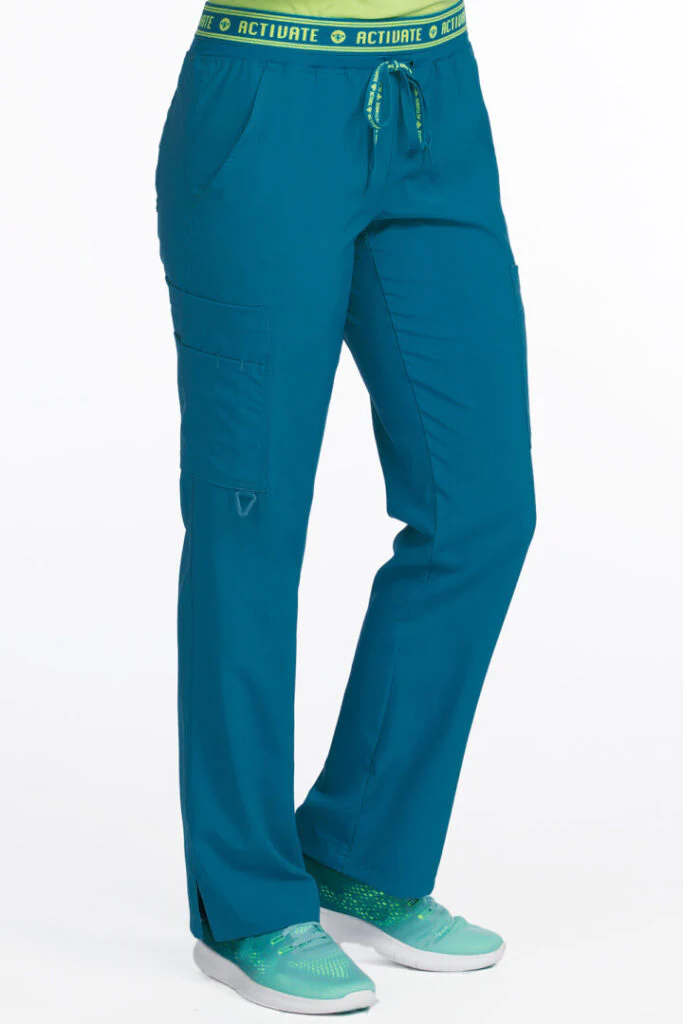 Clearance Med Couture Activate Yoga 2 Cargo Pocket Scrub Pants