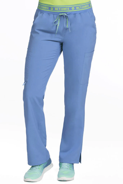 Clearance Med Couture Activate Yoga 2 Cargo Pocket Scrub Pants