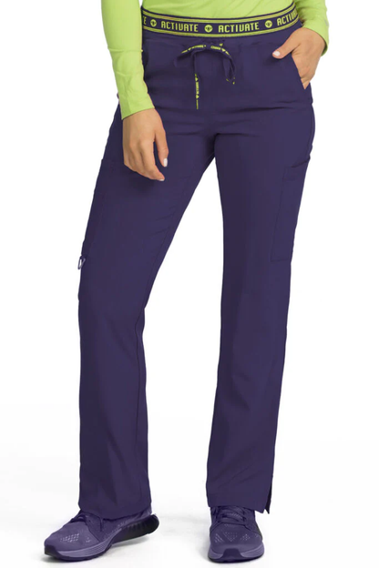 Clearance Med Couture Activate Yoga 2 Cargo Pocket Scrub Pants