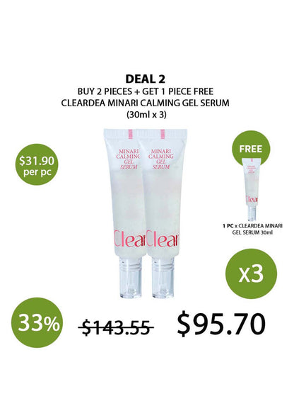 (BUY 2+1 FREE) CLEARDEA MINARI CALMING GEL SERUM