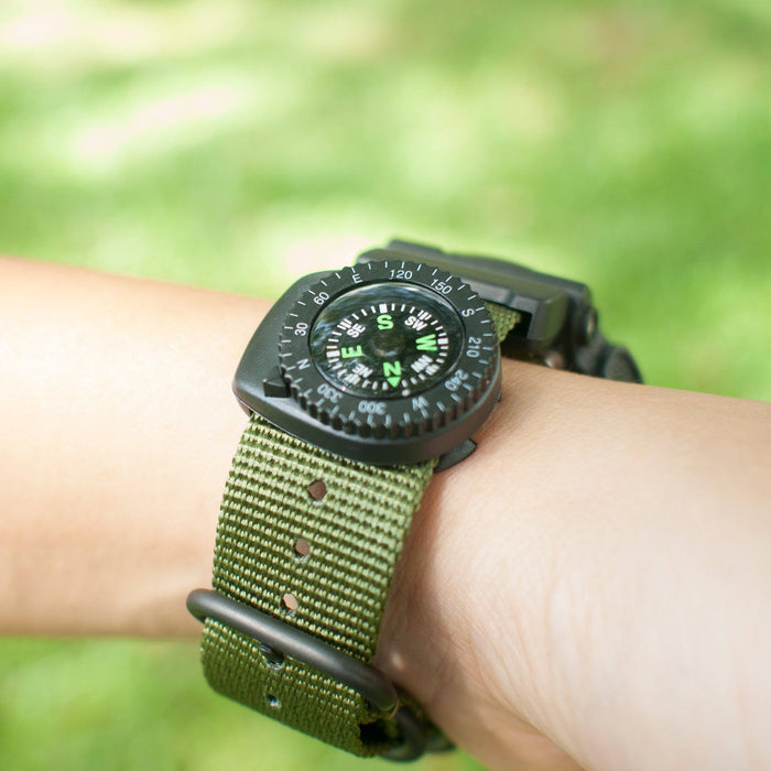 clip on compass on vario ballistic nylon strap
