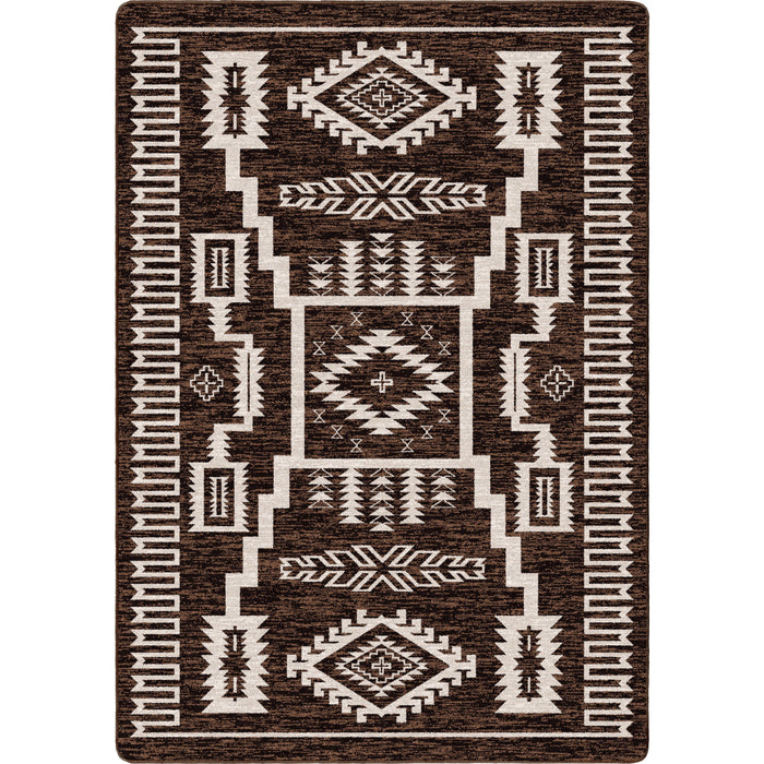 Image of an area rug, Cloudburst - Chocolate