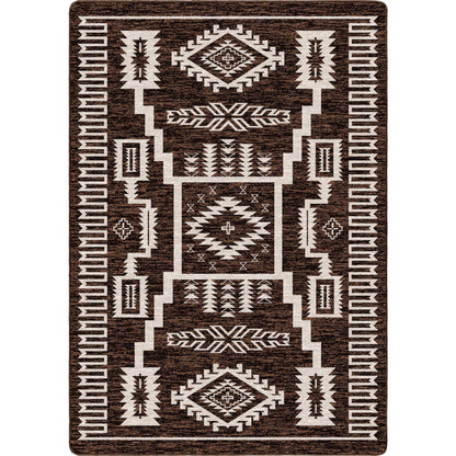 Image of an area rug, Cloudburst - Chocolate