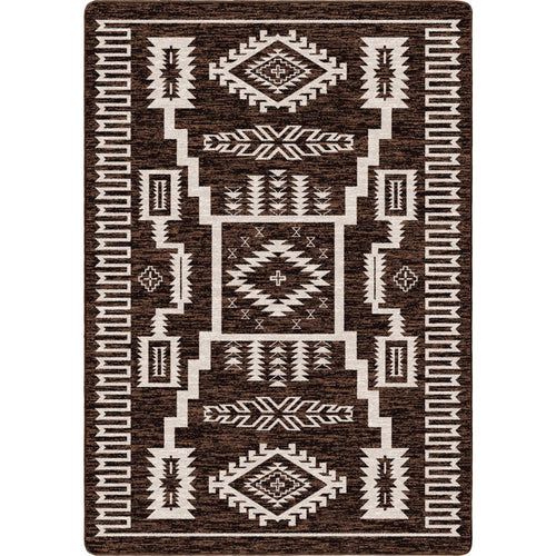 Image of an area rug, Cloudburst - Chocolate