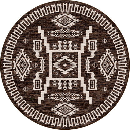 Image of an area rug, Cloudburst - Chocolate