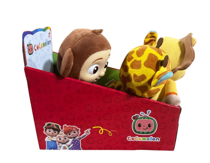 Cocomelon Plush JJ - Set of 3 (Lion, Monkey, Giraffe) Soft 8" - Happy Bargain Bin
