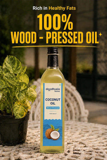 Coconut Oil - Wood Pressed 500ml (2 Unit Pack)