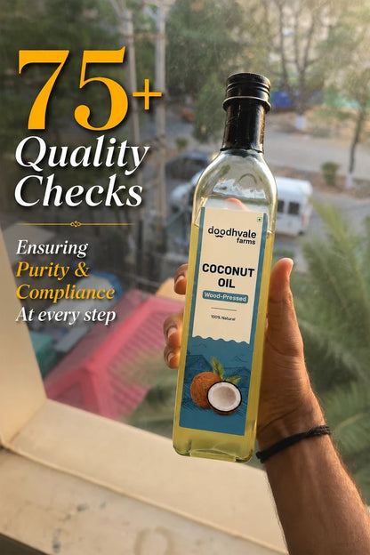 Coconut Oil - Wood Pressed 500ml (2 Unit Pack)