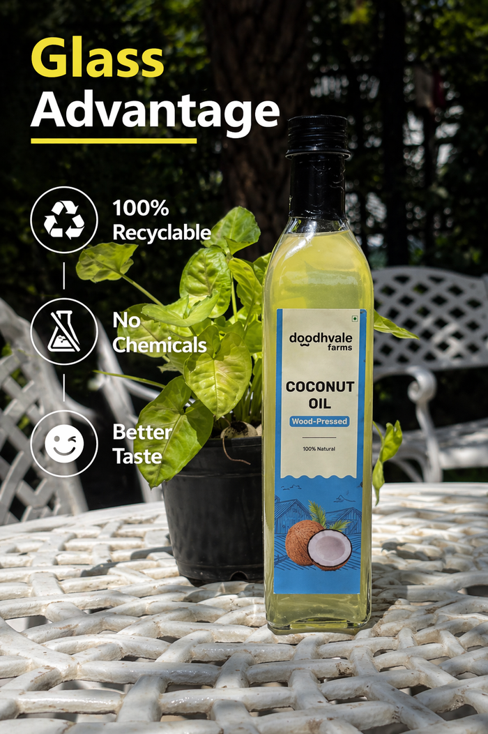 Coconut Oil - Wood Pressed 500ml (2 Unit Pack)