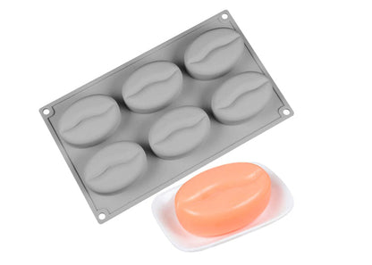 Coffee Bean Mold - 6 Cavity