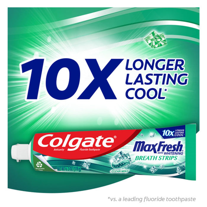 Colgate Max Fresh Ultra Freeze Toothpaste 6.3oz/ 178g