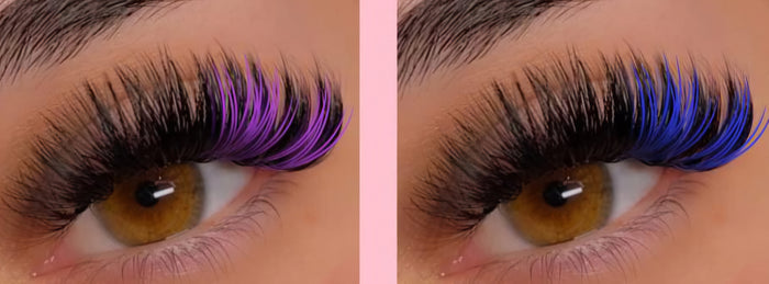 Colorful DIY Lashes by MinuLashes