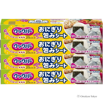Cookper Rice Ball Wrap Sheet of 4 Rolls