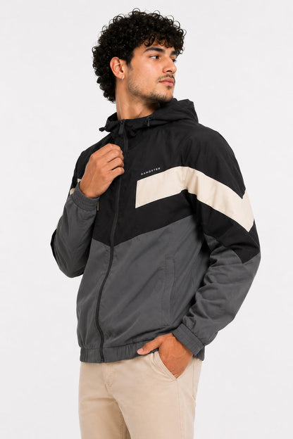 Cortaviento Deportivo Label Negro