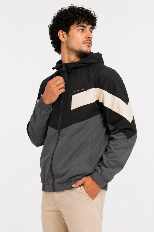 Cortaviento Deportivo Label Negro