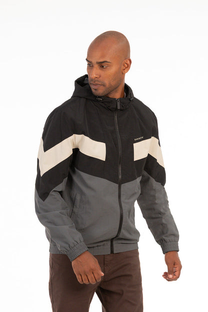 Cortaviento Deportivo Label Negro