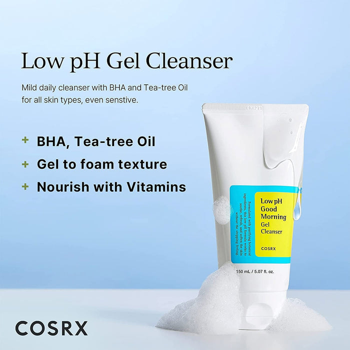 Cosrx Low pH Good Morning Gel Cleanser 5.07oz/ 150ml - ikatehouse
