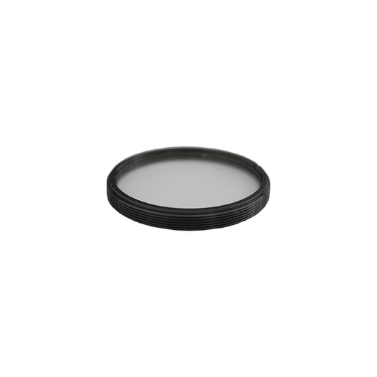Cover Glass for Microscope Ring Light Adapter 48mm Thread, SKU SZ19014931, three quarter front view